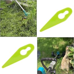 SnelShoppen - 100 Stuks Grasmaaier Plastic Snijbladen Vervangend voor Tuinieren Gtech ST01 ST02 ST04 ST05 ST20 GT3.0 GT4.0 GT50 - Duurzaam en Flexibel — thumbnail 3