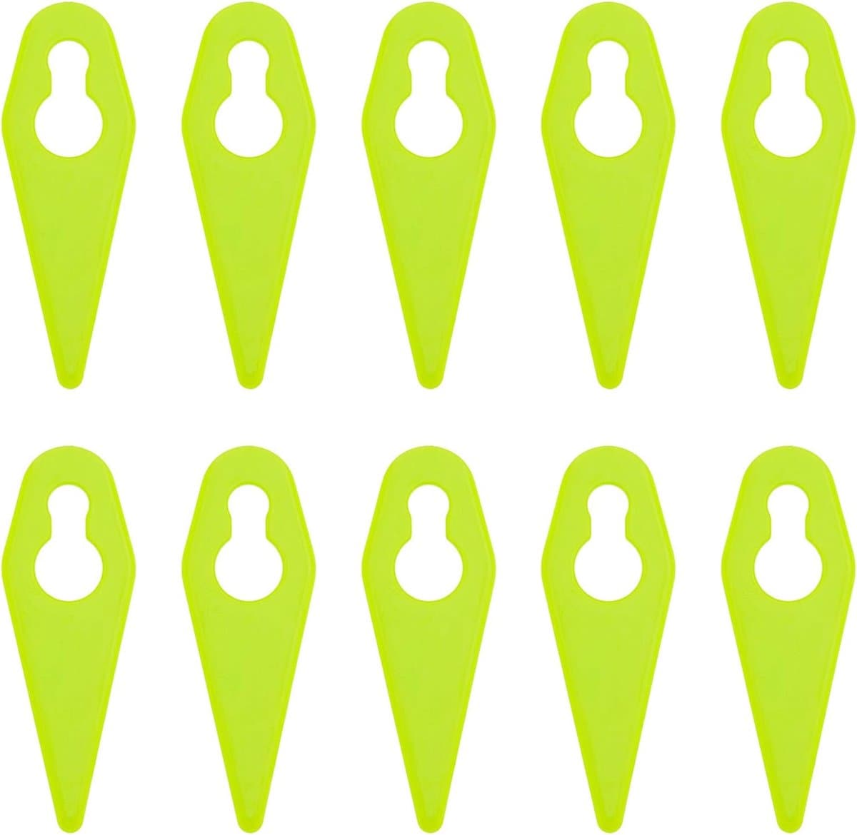 SnelShoppen - 100 Stuks Grasmaaier Plastic Snijbladen Vervangend voor Tuinieren Gtech ST01 ST02 ST04 ST05 ST20 GT3.0 GT4.0 GT50 - Duurzaam en Flexibel — afbeelding 1