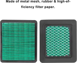 SnelShoppen - Vervangingsluchtfilter voor Honda Motoren GC135 GC160 GC190 GCV135 GCV160 - Tuin, Grasmaaier Luchtzuiveraar 13.2x11.2x2 cm — thumbnail 2