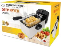 Friteuse - Frituurpan - Thuis Frituren - Grote Capaciteit - 3 Liter - Zwart — thumbnail 3