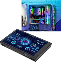 SnelShoppen - 3.5" IPS USB Mini Scherm, PC Sensor Paneel Display, 320 x 480 Computer Temperatuur Monitor, Draagbaar PC Temperatuur Display voor CPU RA — thumbnail 2