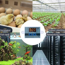 SnelShoppen - Digitale LED Temperatuurcontroller Module - W3001 Thermostaat Schakelaar met Waterproof Probe - -50℃ tot 110℃ Programmeerbare Verwarming — thumbnail 5