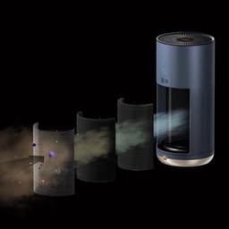 Smartmi - Luchtreiniger - 380m³/u PCADR - Ingebouwde UV-lamp - OLED-touchscreen - Laserdeeltjessensor - Slimme bediening - Zwart — thumbnail 3