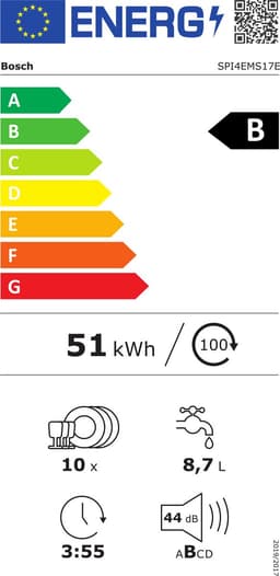 Bosch SPI4EMS17E - Vaatwasser — thumbnail 2