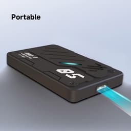 Externe Harde Schijf - Draagbare SSD Mobiele Opslag - Bestanden Opslaan - Aluminium Behuizing - 25 inch - Grijs — thumbnail 2