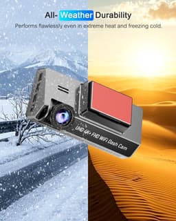Dashcam 4K – 5G WiFi – CPL-filter – Nachtzicht – 64GB SD-kaart – 24U Parkeermodus – 170° Groothoek — thumbnail 3
