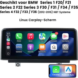 Cestovet Autoradio - Geschikt voor BMW 1re F20/F21 2er F22 3er F30/F31/F34/F35 4er F32/F33/F36 (2012-2016) NBT - CarPlay & Andriod Auto- 10.25 Inch TouchScreen Bluetooth, Ondersteuning Originele Functies — thumbnail 1