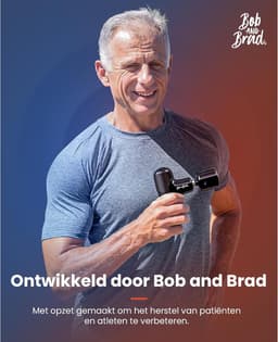 Massage Gun met Warmte en Koude – 5 Snelheden – 5 Massagekoppen – USB-C Oplaadbaar – Compact — thumbnail 5