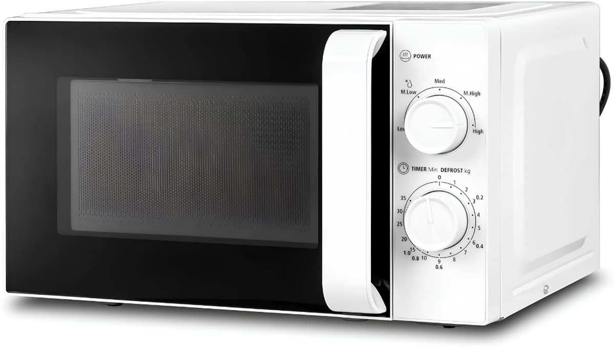 SNJY® Magnetron Vrijstaand - Microgolf - Microwave - 5 Standen - 20 Liter - 36D x 44B x 25,8H cm - 700W - Wit — afbeelding 1