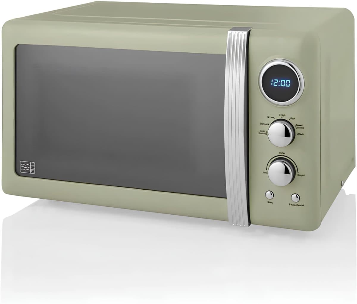 SNJY® Magnetron Vrijstaand - Microgolf - Microwave - 5 Standen - 20 Liter - 32D x 44B x 26H cm - 800 W - Groen — afbeelding 1