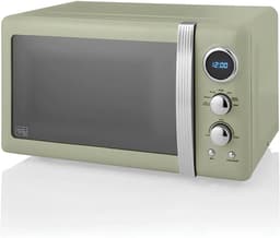 SNJY® Magnetron Vrijstaand - Microgolf - Microwave - 5 Standen - 20 Liter - 32D x 44B x 26H cm - 800 W - Groen — thumbnail 1