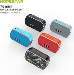 Hopestar T6 Mini Rood  - luidspreker Draagbare draadloze luidspreker Draagbare waterdichte luidspreker Soundbar — thumbnail 3