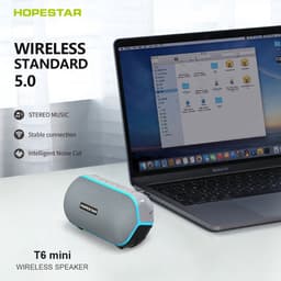 Hopestar T6 Mini Rood  - luidspreker Draagbare draadloze luidspreker Draagbare waterdichte luidspreker Soundbar — thumbnail 5