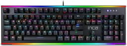 BasicTeQ: INCA IKG-451 Professional Mechanisch gaming Toetsenbord USB Zwart-RGB-LED. QWERTY NL. Brown Switch. 3jaar garantie. — thumbnail 1
