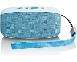 Lenco BT-120BU - Bluetooth Speaker Draadloos- Incl. draagriem - Blauw