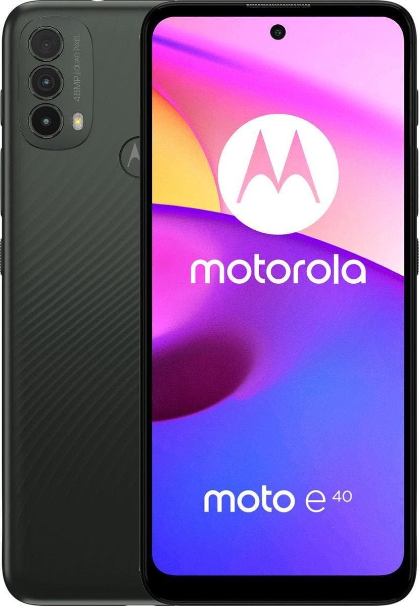 Motorola Moto E40 -  64GB -  Carbon Gray — afbeelding 1