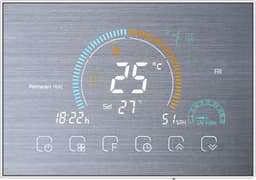 TechU™ Smart Thermostaat Relax – Zilver – Alleen voor Elektrische Vloerverwarming – App & Wifi – Google Assistant & Amazon Alexa — thumbnail 1