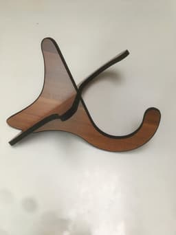 Serafs houten viool- en ukelele standaard voor ukulele en andere kleine instrumenten ukulelestandaard — thumbnail 2