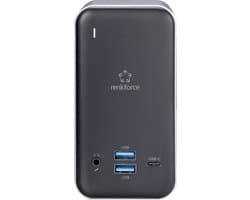 Renkforce RF-DKS-650 USB-C dockingstation Geschikt voor merk (dockingstation): Universeel Incl. laadfunctie