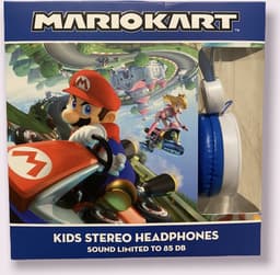 Super Mario Kart - Koptelefoon voor kinderen 3-7 jaar - Wit / Blauw — thumbnail 5
