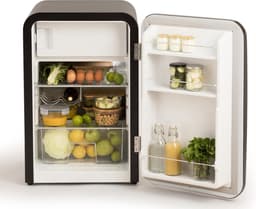 CREATE - Koelkast in retrostijl - Zwart - Handvat Zilver - FRIDGE RETRO 107L — thumbnail 3