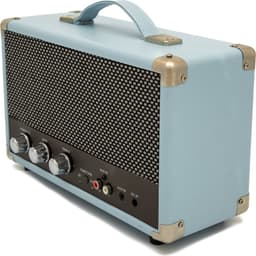 GPO WESTWOODBLU - Bluetooth speaker Westwood, nostalgisch, blauw — thumbnail 2