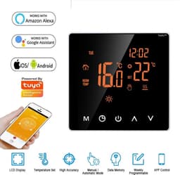 TechU™ Slimme Thermostaat Limit – Zwart – Alleen voor Elektrische Vloerverwarming – App & Wifi – Google Assistant & Amazon Alexa – IFTTT — thumbnail 3