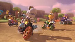 Nintendo Switch Mario Kart 8 Deluxe + 3 maanden Online Lidmaatschap Bundel - Blauw / Rood — thumbnail 4