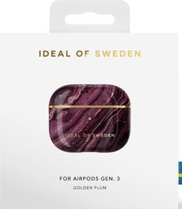 iDeal of Sweden AirPods Case Print Gen 3 Golden Plum — thumbnail 4