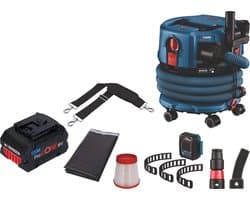 Bosch GAS 18V-12 MC Professionele snoerloze stofzuiger BITURBO Brushless + 1x ProCore accu 5,5 Ah + accessoires - zonder lader