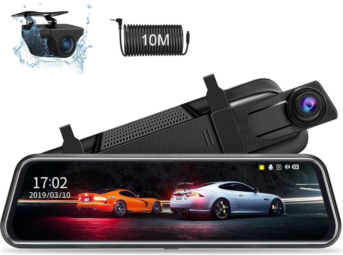 Dual Dashcam - Dashcam Voor en Achter - Auto Camera Dashcam - Dashcam Auto - Dual Dashcam voor Auto — afbeelding 1