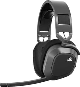 Corsair HS80 MAX Draadloze Headset - Staalgrijs - PC, Mac & PS5/PS4 — thumbnail 2