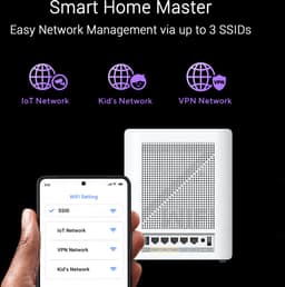 ASUS ZenWiFi BQ16 - Mesh WiFi - WiFi Versterker - WiFi 7 - Quad-Band - 25000 Mbps - 2-Pack — thumbnail 15