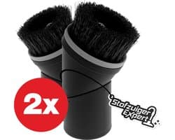 2x Plumeau Geschikt voor Alle Miele stofzuigers - Stofzuigerborstel Geschikt voor Alle Miele stofzuigers - Hulpstuk Plumeau 35mm Alternatief Als Origineel - 1 op 1 pasvorm - 360 graden draaibaar voor extra gemak