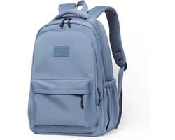 Without Lemon - Unisex Rugzak - Waterbestendig - School - Scholieren - Studenten - Laptop - Outdoor - Travel - Blauw