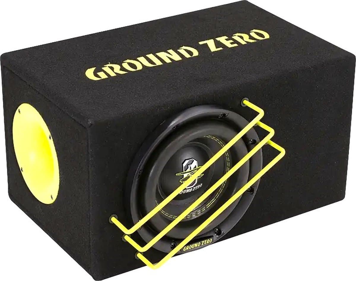 Ground Zero GZRB 20SPL - Autosubwoofer - 8” SPL Geventileerde Subwoofer met Behuizing - 1000 Watt — afbeelding 1