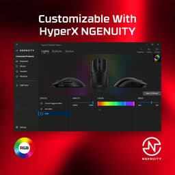 HyperX Pulsefire Haste 2 - Bedrade Gaming Muis - PC, PS5, PS4, Xbox Series X|S & Xbox One - Zwart — thumbnail 3