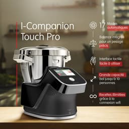 Moulinex I-Companion Touch Pro HF93D8 - Keukenmachine - 1550 W - 4,5 L — thumbnail 2