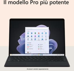 Microsoft Surface Pro 9 - 2 in 1 - Touchscreen - i5/8GB/256GB Zwart - 13 inch — thumbnail 4
