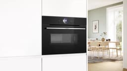 Bosch CMG7361B1 - Serie 8 - Compacte inbouwoven met magnetron - 60 cm x 45 cm - Air Fry-functie: voor perfect en gezonde gefrituurde gerechten - eenvoudige reiniging van de oven - Home Connect — thumbnail 4