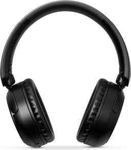 Nedis Draadloze Over-ear Koptelefoon - Batterij 1 werkingstijd standaard verbruik: 720 min - Ingebouwde microfoon - Drukbediening - Ondersteuning voor spraakbesturing - Volumebediening - Zwart — thumbnail 1