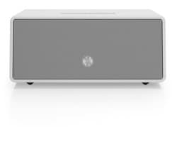 Audio Pro Drumfire D-2 Smart Multiroom Actieve Luidspreker – 2x20W + 60W Klasse D – Krachtig Stereo Geluid & Rijke Basweergave – Wifi, Bluetooth & AirPlay 2 – Wit