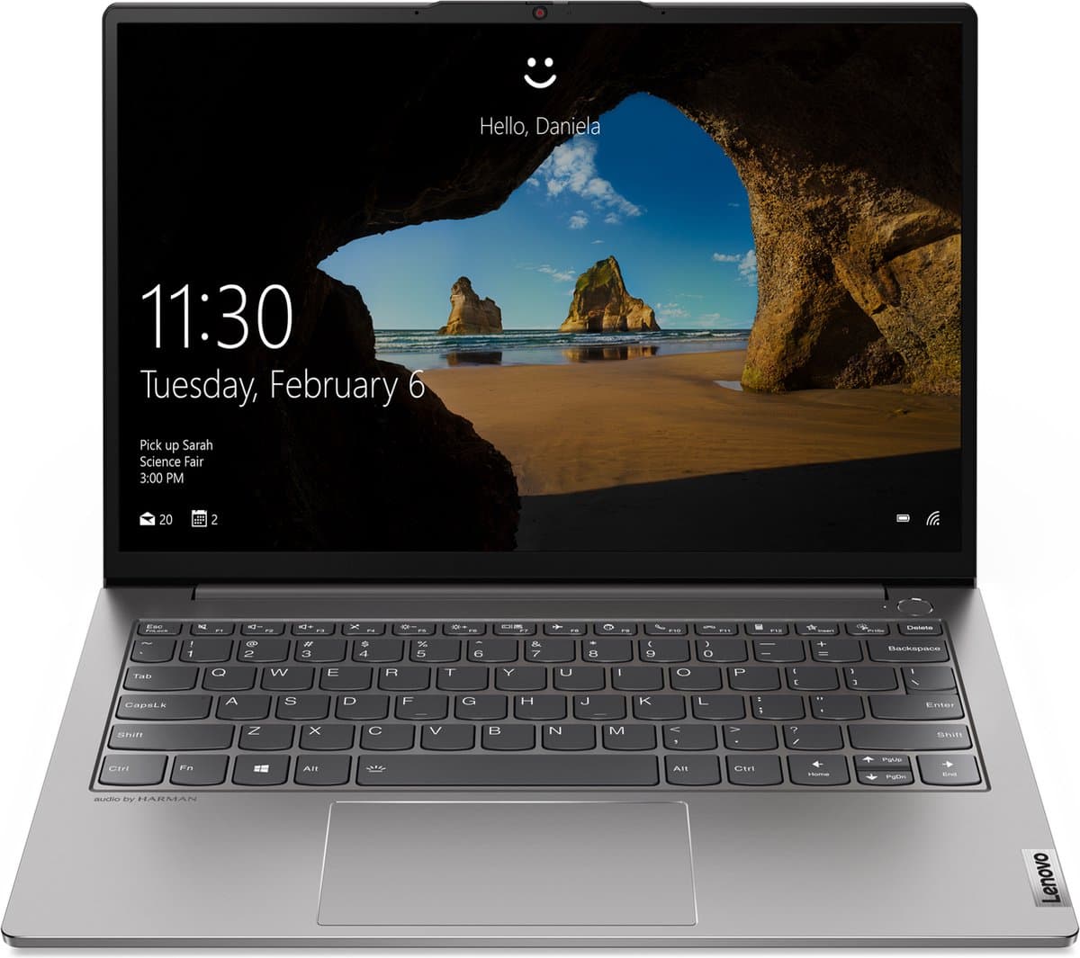 Lenovo ThinkBook 13s G2 ITL Intel® Core™ i5 i5-1135G7 Laptop 33,8 cm (13.3") WUXGA 8 GB LPDDR4x-SDRAM 256 GB SSD Wi-Fi 6 (802.11ax) Windows 11 Pro Brits Engels Grijs — afbeelding 1