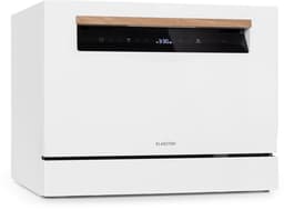 Klarstein Lagoona mini-vaatwasser vrijstaand, vermogen: 1380 watt, 6 standaardcouverts, waterverbruik: 6,5 L, 7 programma’s plus extra drogen, 49 dB, touchbedieningspaneel, wit — thumbnail 1