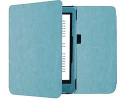 Geschikt voor Kobo Clara Colour / BW Hoes – 360º Bescherming - Shock Proof Sleepcover – Flip Cover Turquoise