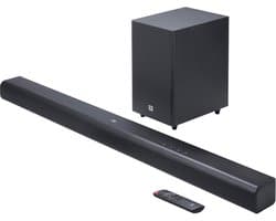 JBL SB560 - 3.1 Soundbar met Draadloze Subwoofer - Home Cinema Systeem voor TV - HDMI eARC - Bluetooth - Krachtige Bas - Zwart