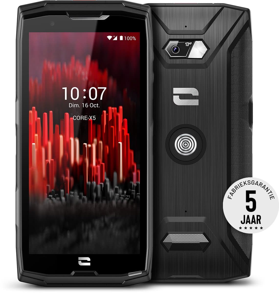 Crosscall CORE-X5 Rugged Smartphone - 128GB - Zwart — afbeelding 1