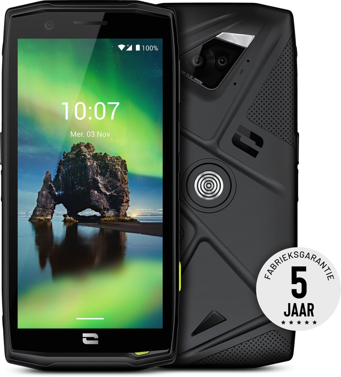 Crosscall ACTION-X5 Rugged Smartphone - 64GB - Zwart — afbeelding 1