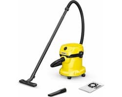 Karcher WD 2 Plus V-15/4/18 - Workshop Stofzuiger - 1000 W - 15L - Compact