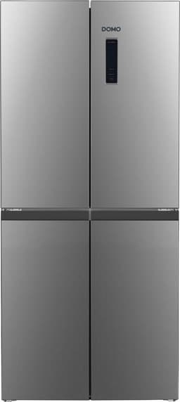 DOMO DO99504M Koelvriescombinatie – Koelkast met vriesvak – 4 deuren – No Frost - Energieklasse D – 362 liter (237 + 125) - Inox — thumbnail 1